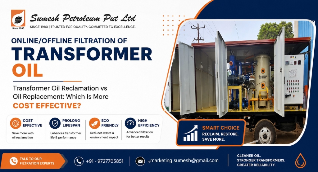 Transformer Oil Reclamation vs Oil Replacement: Which Is More Cost Effective?